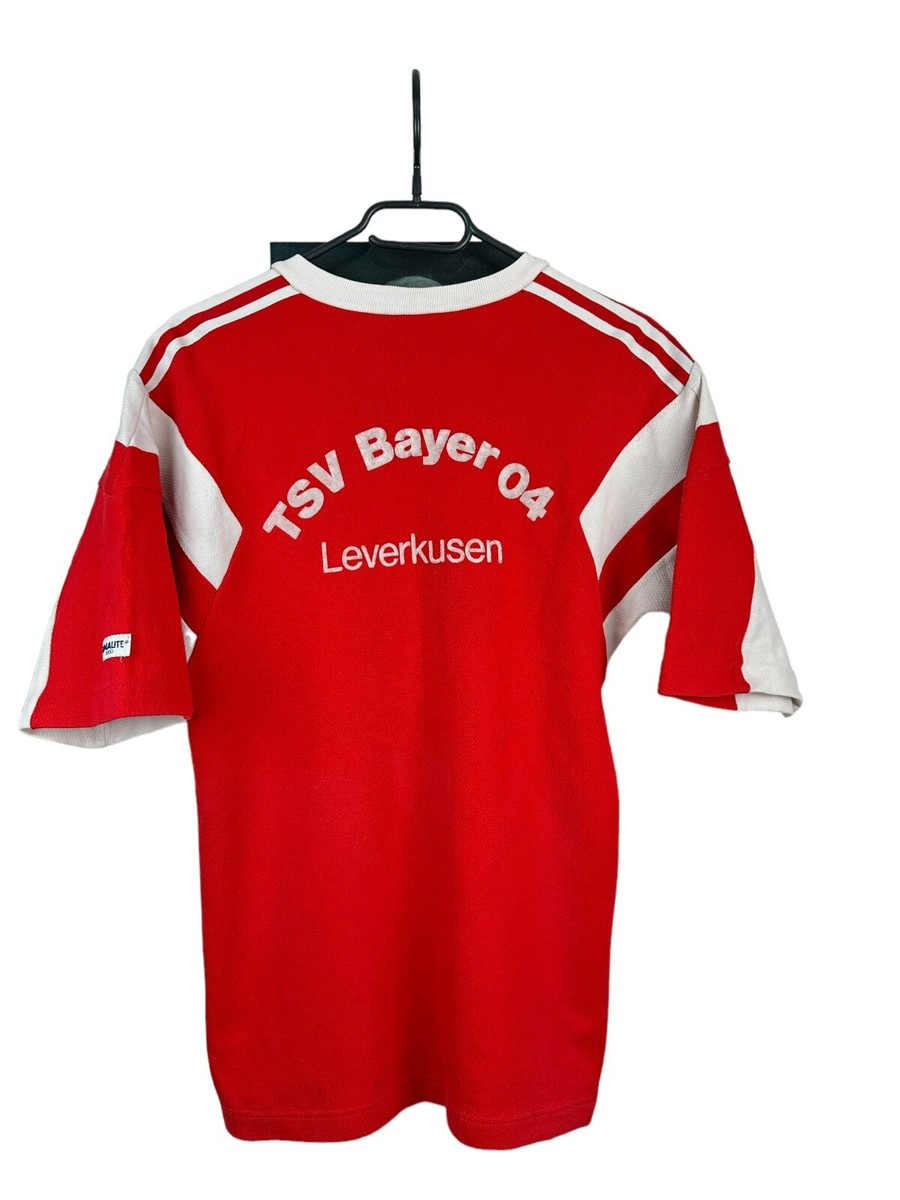 Bayer 04 Leverkusen football shirt 1986 Soccer Adidas Jersey