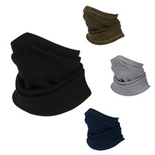 Winter Fleece Neck Warmer Neck Windproof Tube Scarf for Women Men Outdoor Sports