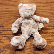 Demdaco Nat & Jules Cuddlez Cat Lovey Kitty Soft Plush 12" Stuffed Animal Toy