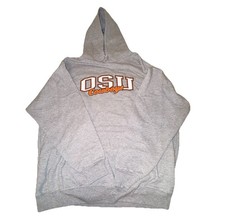 Oklahoma State Cowboys Hoodie Mens Large Gray NCAA Football Pullover OSU XXL