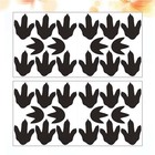  Kids Wall Decal Dinosaur Decals Footprints Mural Stickers Waterproof Wallpaper