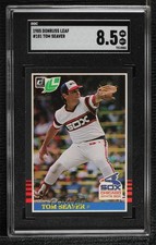 1985 Leaf Tom Seaver #101 SGC 8.5 HOF 0i2d