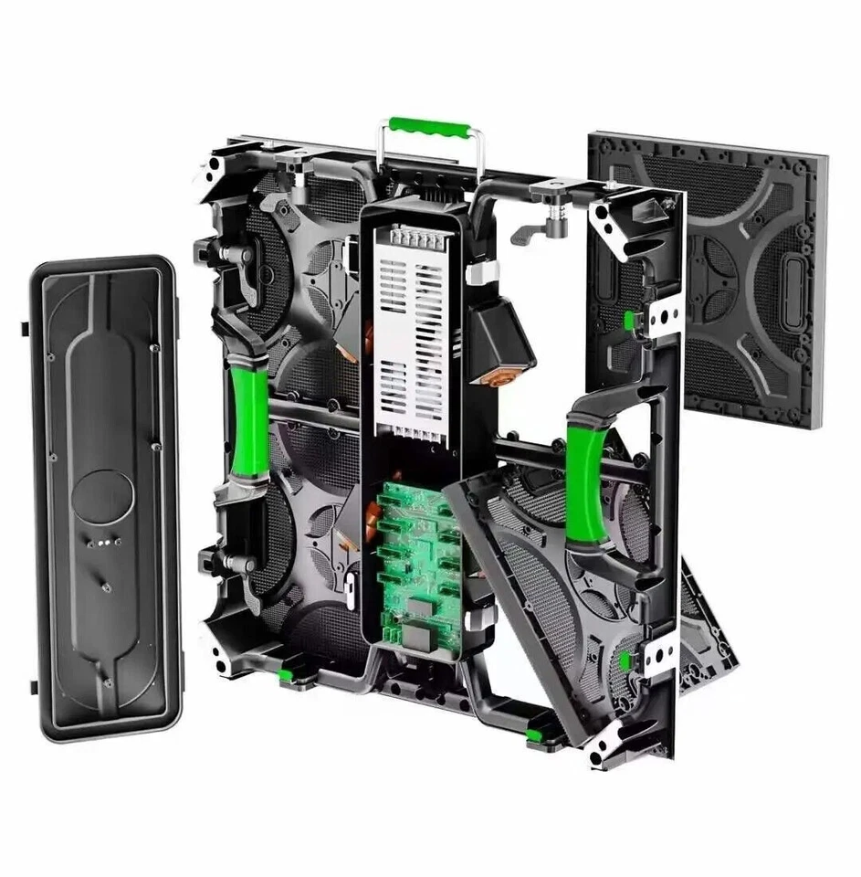 Panel de pantalla LED de alquiler de medios de matriz impermeable para exteriores P2.97 video pared Foto 4 de 4