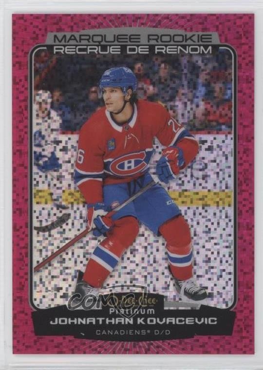 2022 O-Pee-Chee Platinum Violet Pixels /299 Johnathan Kovacevic Rookie RC 0hv6