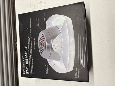 #ad #ad Brookstone Electric S’Mores Maker New In Box Indoor Marshmallow Roaster Skewers $15.00