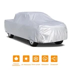 Waterproof Pickup Truck Full Car Cover Rain UV Resistant For Ford F-150 Sliver
