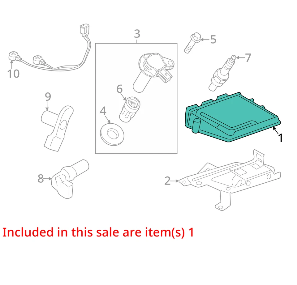 MÓDULO LINCOLN MKZ 2008-2009 - CONTROL DEL MOTOR - 8H6Z12A650DBRM - NUEVO OEM Foto 2 de 3