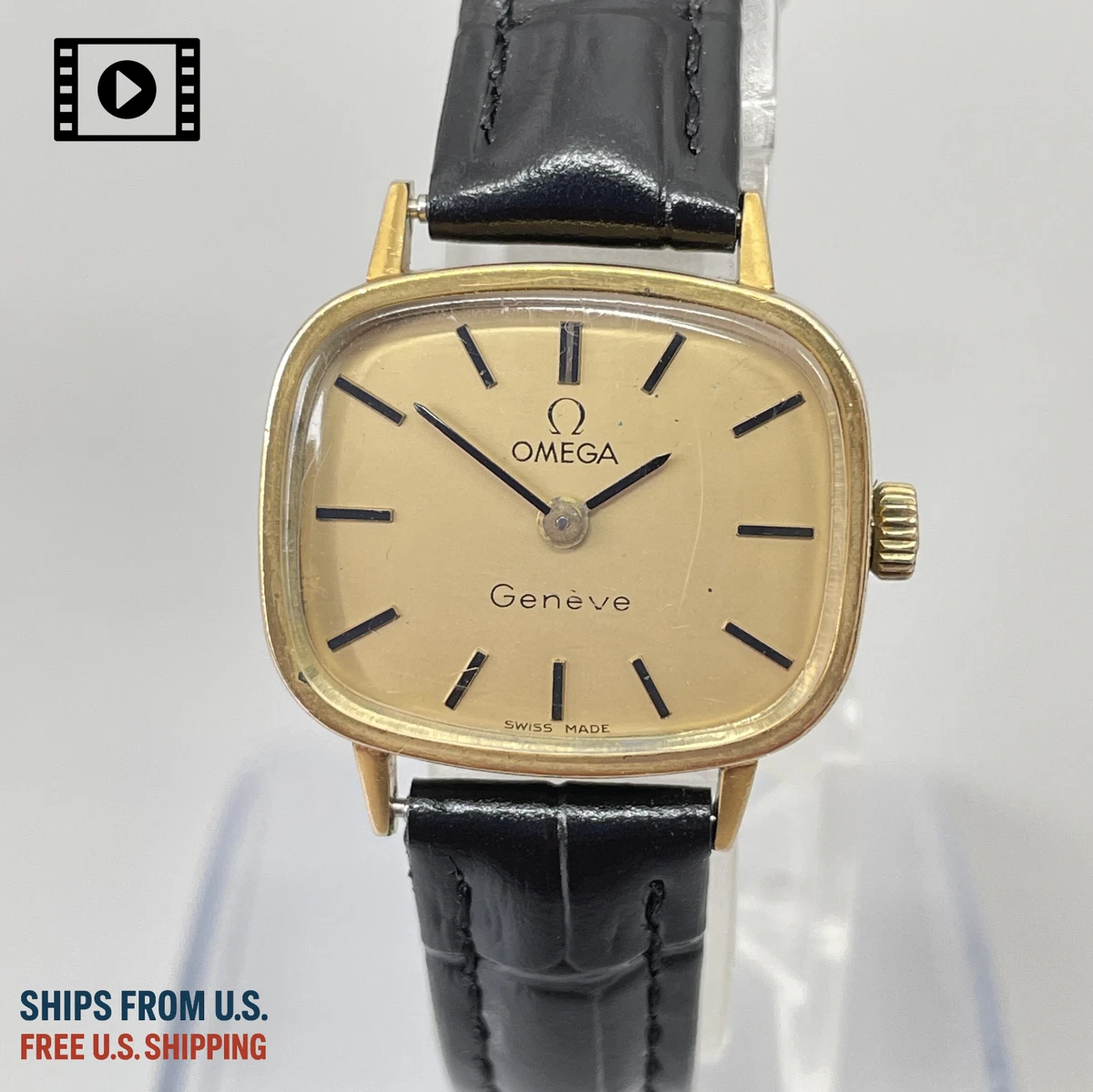 Gold Plated Case Women OMEGA Genève Wristwatches for sale | eBay