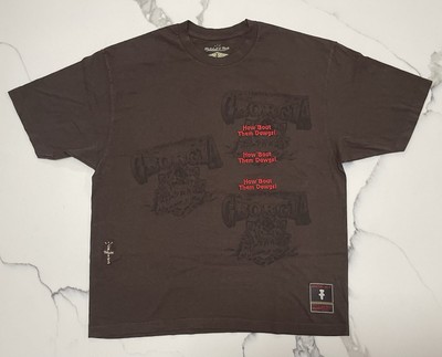 Travis Scott x Georgia University Mitchell & Ness Shirt Sz XXL NEW