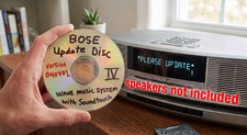 Bose Wave SoundTouch IV Update Disc Latest Firmware, fix PLEASE UPDATE error