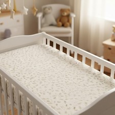 Machine Washable Muslin Bassinet Sheets - Gentle on Baby's Skin - 2-Piece Set