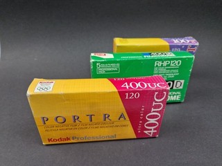 3x 5 Stk. abgelaufene Farbfilme von Kodak und Fuji original verpackt