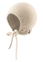 Sterntaler MäDchen StrickmüTze Lammwolle Mit Ohrenklappen Bindeband Ecru 41