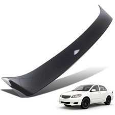 Rear Trunk Spoiler Wing Wbrake Light For Toyota Corolla Ce Le S 2003-2008 Black