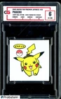 2002 Daiichi Pan Pokemon Japanese Deco Character Sticker Pikachu CGC 6 EX-NM