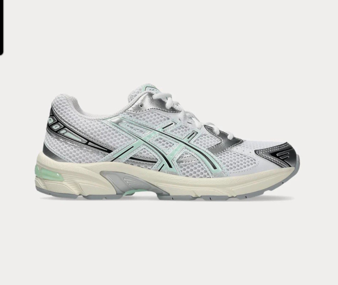 Size 7.5 Women's ASICS Gel- 1130 White Mint Tint 1202A164-120 | eBay
