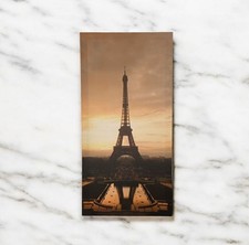 Quadro Tramonto Romantico Torre Eiffel Parigi