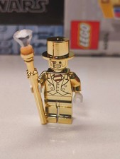 NEW Rare Mr. Gold LEGO Custom Minifigure