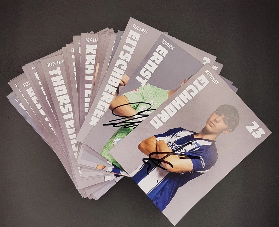 Hertha BSC handsignierte Autogrammkarte Saison 2025/26 Auswahl /Choose - Bild 1 von 1