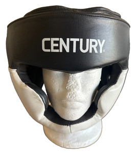 CENTURY CREED E200 Fight Sparring Helmet Black Sz MED headguard MMA/UFC/Boxing