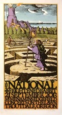 The National Poster McMenamins 2013 w Frightened Rabbit S/N by Gary Houston COA