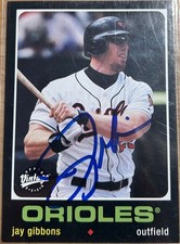 2002 Upper Deck Vintage JAY GIBBONS #57 🔥 Orioles 🔥 GORGEOUS Autograph ⚾️👀🔝