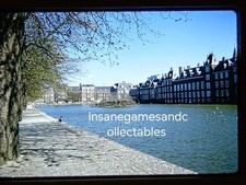 Den Haag Hof Vijver Holland 1971 35mm Dia Vintage Netherlands Cars Waterfront