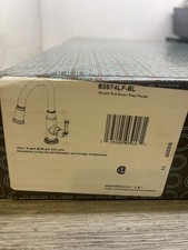 Brizo 63974LF-BL Rook 1.8 GPM Matte Black Pull Down Bar Faucet with MagneDock