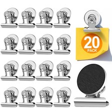 20 Pack Fridge Magnet Refrigerator Magnets, Strong Magnetic Clips, Heavy Duty Cl