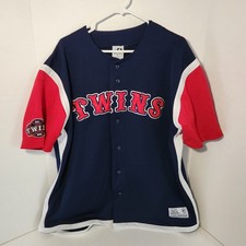 Minnesota Twins Dynasty Series Button Up Mens Size XL Jersey