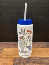 Vintage 1990 Jetsons Water Bottle Hanna Barbera George Astro Gym 9โ Made In USA