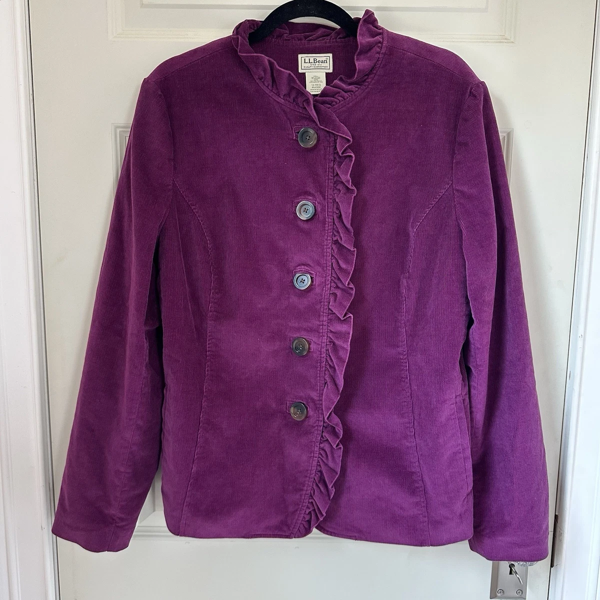 L.L. Bean Corduroy Purple Coats, Jackets & Vests for Women for L.L. Bean Corduroy Purple Coats, Jackets & Vests for Women for