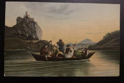 1927 AUSSIG POSTKARTE USTI NAD LABEM - Bild 1 von 2