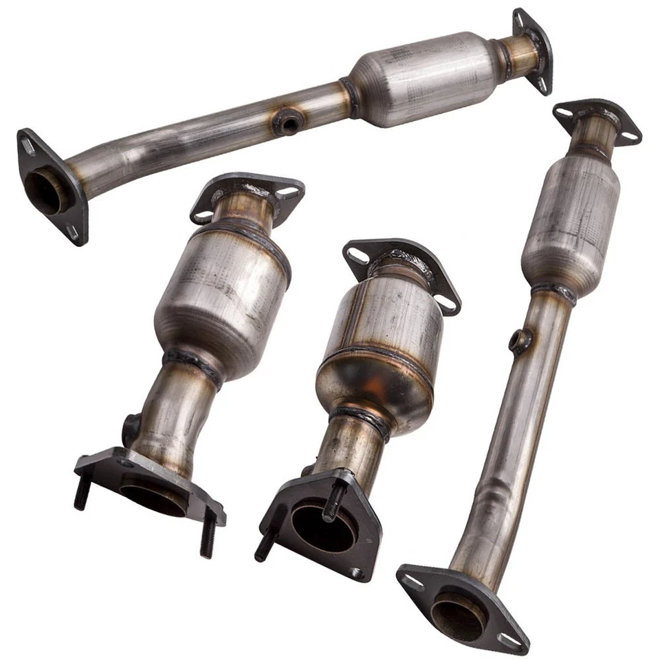 Conjunto conversor catalítico 4 peças para 2006-2014 Nissan Frontier 06-10 Pathfinder 4.0L - Imagem 3 de 4