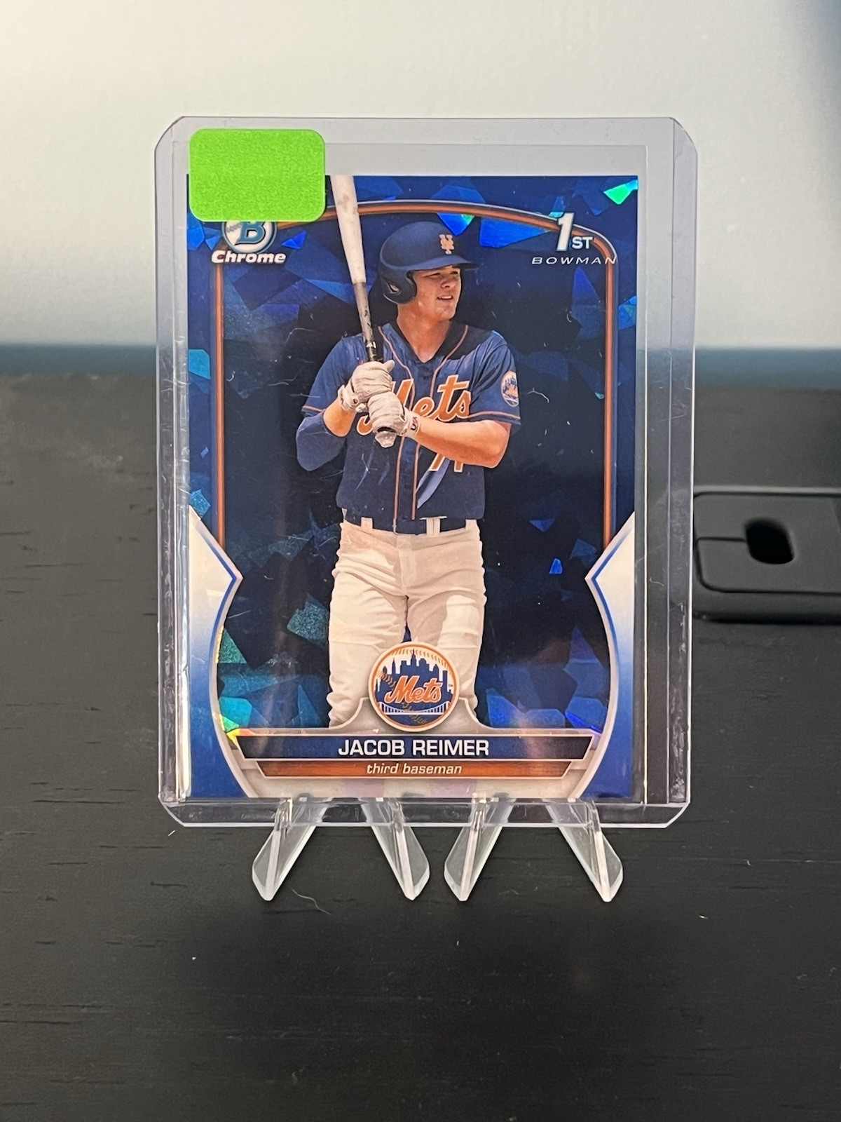 2023 Bowman Chrome Sapphire #BCP-181 Jacob Reimer 1st Bowman Rookie RC Mets