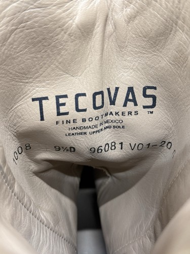 Tecovas THE JOHNNY Honigbraun Wildleder Western Cowboystiefel Herren Größe 9,5 D - Bild 14 von 14