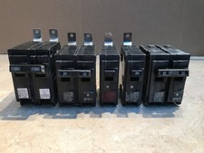 Lot of 4 Siemens 20 Amp Circuit Breakers Bolt-on