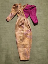 Vintage Barbie Oscar de la Renta Evening Dress 1984 Designer Gown Collector Series