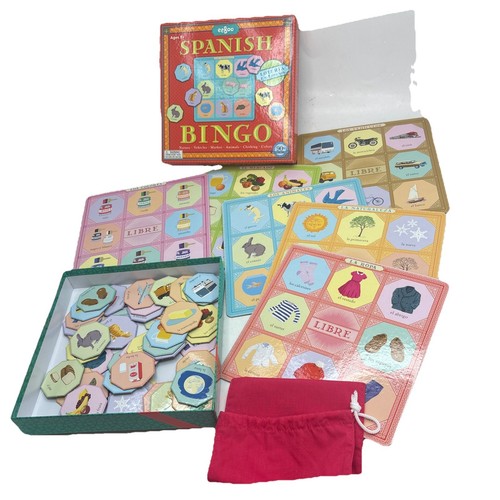 Spanish Bingo Game Educational Language Skills For Children by eeBoo - Picture 2 of 10