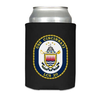 USS Cincinnati LCS-20 Neoprene Can Cooler Insulation Foam