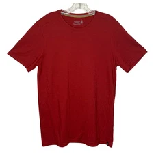 Smartwool Merino 150 Red Short Sleeve Base Layer Lightweight Outdoor Size Medium