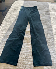 Athleta Women's Bootcut Pull-On Stretch Activewear Pants, 10 - Blue