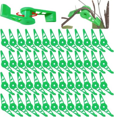 60 Stück LST-Clips, 360-Grad-Pflanzenbieger, Low-Stress-Trainingsclips,