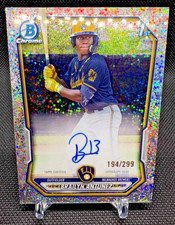 Brailyn Antunez Bowman Chrome 2026 Speckle Refractor /299 #194 Auto