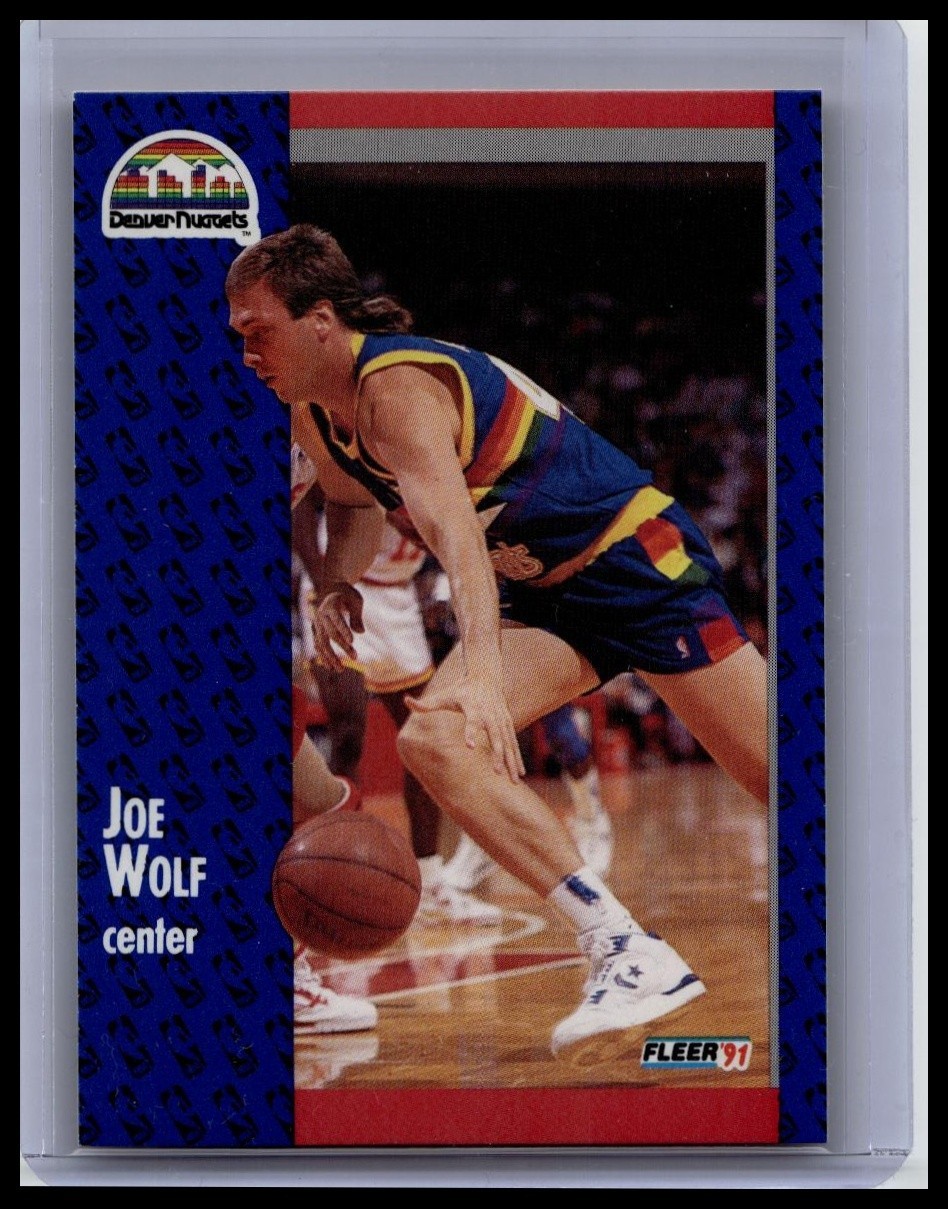 1991-92 Fleer - Joe Wolf #55
