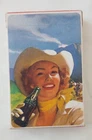 Rare Vintage Sealed 1951 Coca Cola "Party Girl " Playing Cards With Stamp