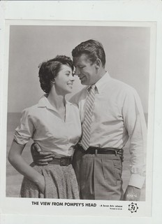 B&W 8X10 PHOTO OF SCENE DANA WYNTER AND RICHARD EGAN