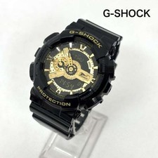G-SHOCK Casio GA-110GB-1AJF Men's Black Gold Series Digital Watch Used