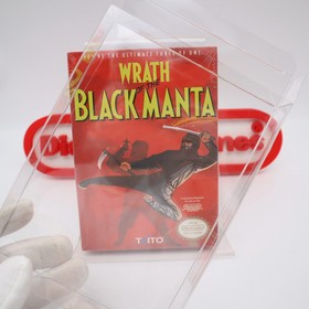 NES Nintendo WRATH OF THE BLACK MANTA - NEW & Factory Sealed + Authentic H-Seam!