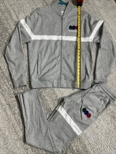 Vintage Y2K Grey Billionaire Boys Club Zip Up Track Suit Sz Small